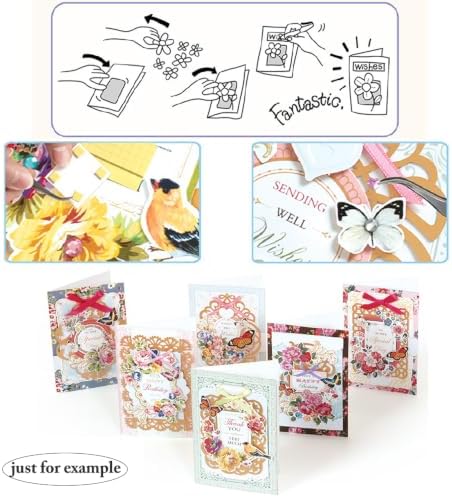 Huralona Greeting Card Making Supplies Envelope Kit Gift Anniversary Craft - Image 4