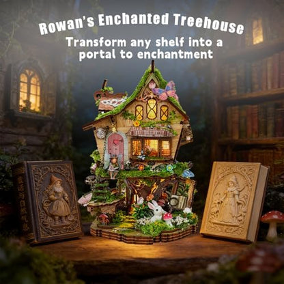 YSWOOD WORLD DIY Miniature House Kit for Adults, Mini House Kit with LED - Image 2