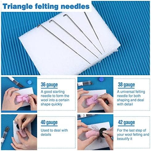 Wonvoc 104 Pcs Felting Needles Set, Needle Felting Tools Kit - Image 5