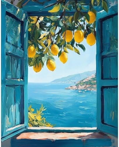 PHANTASYART Lemons Paint by Numbers Kit for Adults 16x20inch by PHANTASYART