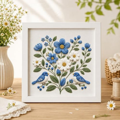 DIYDeligths Embroidery Kit for Beginners Adults Hand Needlepoint Craft - Image 6