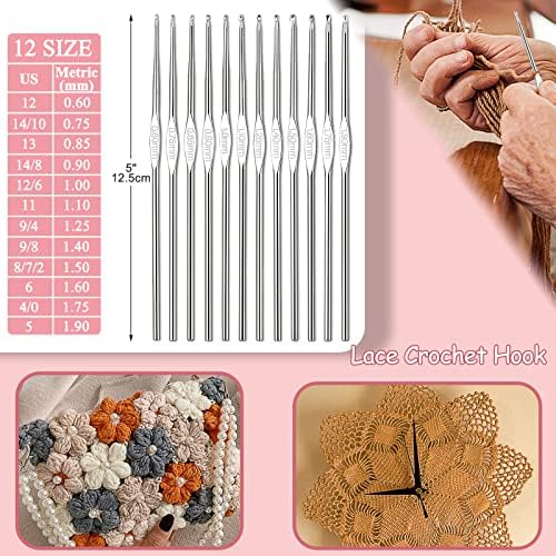 Coopay 63 Pcs Crochet Kit for Beginners, All-in-One Crochet Starter Kits - Image 5
