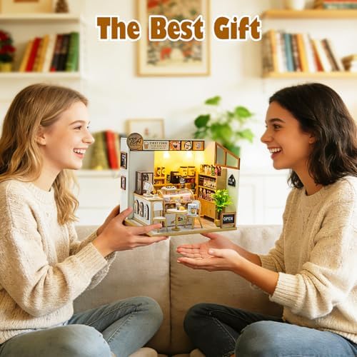 DIY Miniature House Kit, Mini House Building kit for Adults, Tea House - Image 7