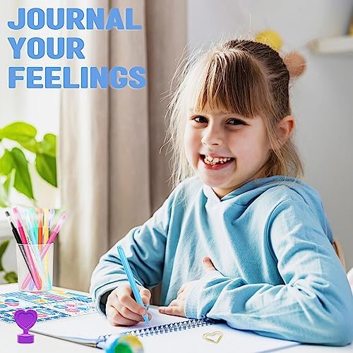 Nollh DIY Journal Kit for Girls – Cute Journal Set for Teen Tween Girls Gifts, Stationary Set, Scrapbook & Diary Supplies Set, Gifts for 8 9 10 11 12 13 14 Year Old Girl - Image 4