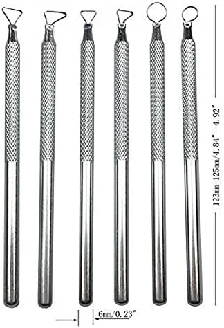 COMIART 6 PCS Sludge Pottery Clay Scraper Clay Sculpting Modelling Tools - Image 2