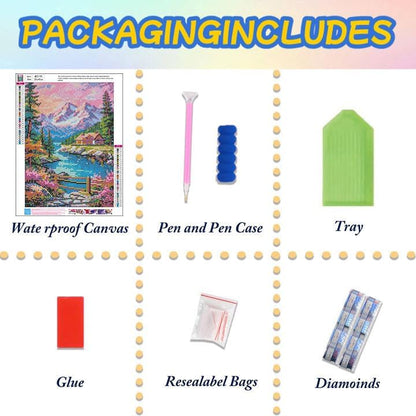 Lophomie Diamond Art Kits for Adults, 5D Landscape Diamond Painting Kits - Image 6