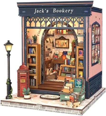 Fsolis Book Nook Kit, Jack's Bookery by FsolisDIYDollhouse