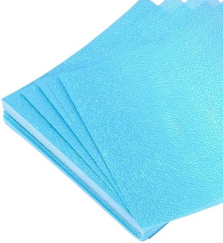 MECCANIXITY 100 Sheet Glitter Origami Paper 4x4 Inch Shiny Sparkly Square Folding Sheet 10x10cm Iridescent Paper for DIY Art, Craft Decor, Blue by MECCANIXITY