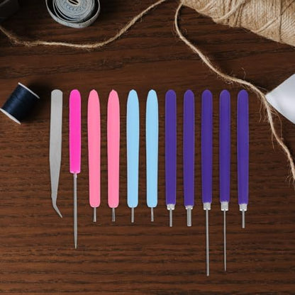 12pcs Paper Quilling Tool Slotted Kit for Beginners and Adults - Image 5