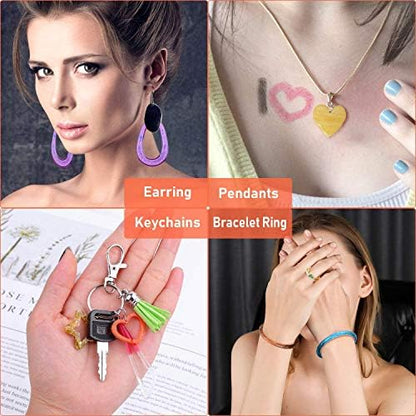 Resin Molds for Jewelry, Paxcoo 678pcs Earring Making Kit with 28pcs Epoxy Molds and 650pcs Earring Hooks, Jump Rings for Pendants, Resin Crafts, DIY Earring - Image 2