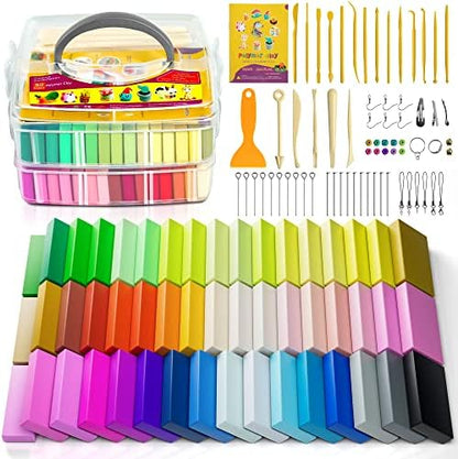 Aestd-ST Polymer Clay 52 Colors, Oven Bake Modeling Clay for Kids & Artists by Aestd-STqualityclay