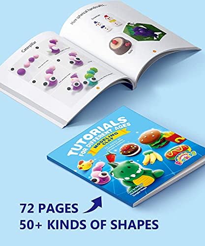 Sago Brothers 36 Colors Air Dry Clay with 3 Tools, Tutorial & Sealed Bags - Image 4