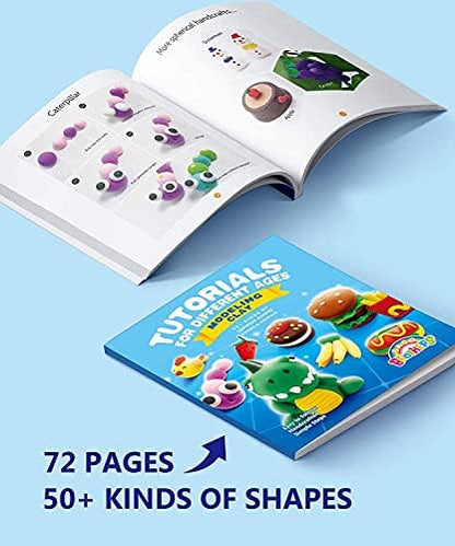 Sago Brothers 36 Colors Air Dry Clay with 3 Tools, Tutorial & Sealed Bags - Image 4
