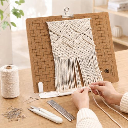 110 Pcs 12×16 in Macrame Board and Pins Kit for Bracelet Knotting Creations - Image 4