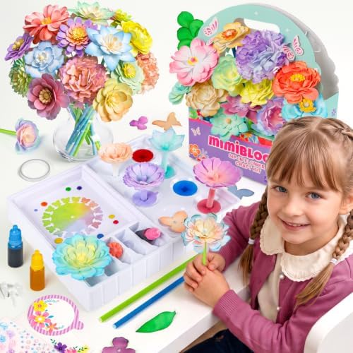 Mimiblooms Paper Flowers Science Kit for Girls for Girls 6 7 9 10 11 Years by Unknown