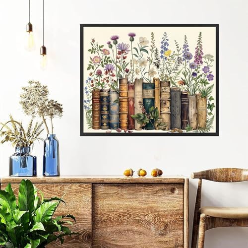 Book Paint by Numbers for Adults with Framed Canvas - with Wooden Easel - Image 4