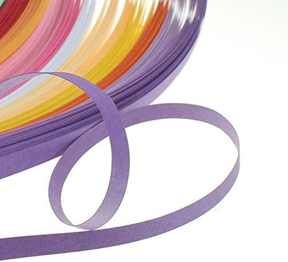ODETOJOY Quilling Paper Strips 5mm 26 Colors 260 Strips Set DIY Origami Paper Quilling Art Length 39cm - Image 6