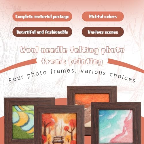 GarfxG Needle Felting Kit for Beginners, 4 Pcs Wool Needle Felt Kit - Image 5