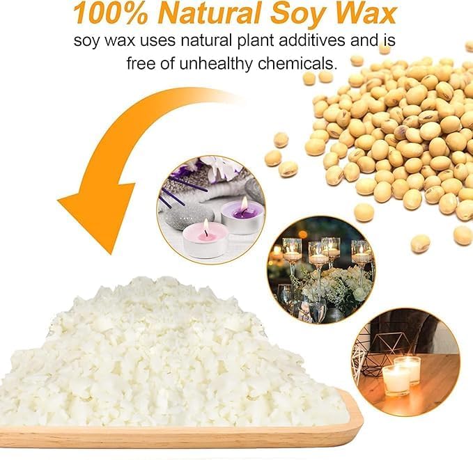BBAXI Candle Making Kit - 32oz Pouring Pot, 16oz Soy Wax Candle Making - Image 5