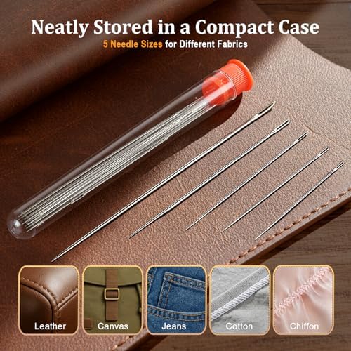 LIBLAIN Sewing Kit with Big Eye Steel Needles for Adults - Image 3