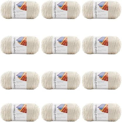MICHAELS Bulk 12 Pack: Soft Classic™ Solid Yarn by Loops & Threads® by CraftSmart