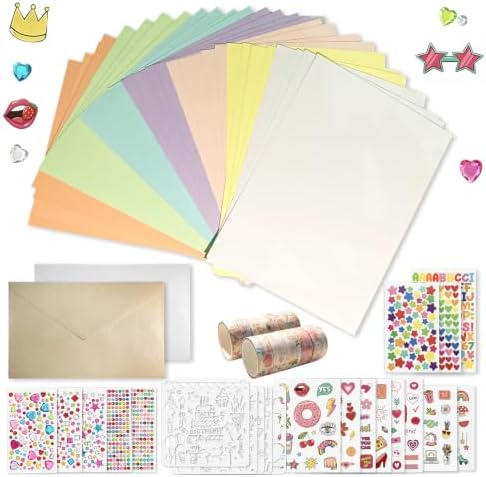 28 Blank card making supplies, Creative Greeting Card Set for Adults by Unknown