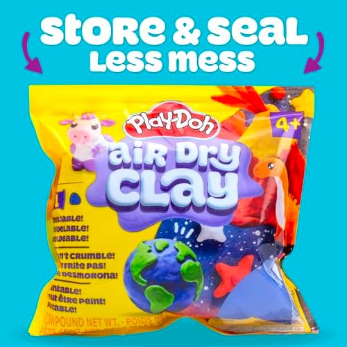 Play-Doh Air Dry Clay, 5 oz. Blue Clay Bag, Art Supplies, Craft Supplies, Clay Tools & Kit, ModelingClay for Kids, Air Dry Clay Kit, Arts & Crafts for Adult and Kids - Image 5