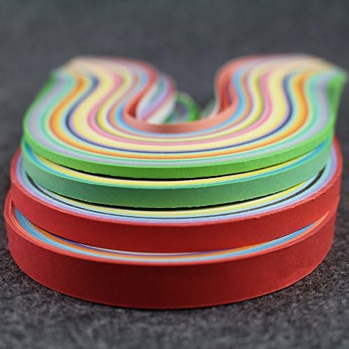 IMISNO Paper Quilling Strips Set,1040Strips,26Colors,3/5/7/10mmx38cm - Image 3