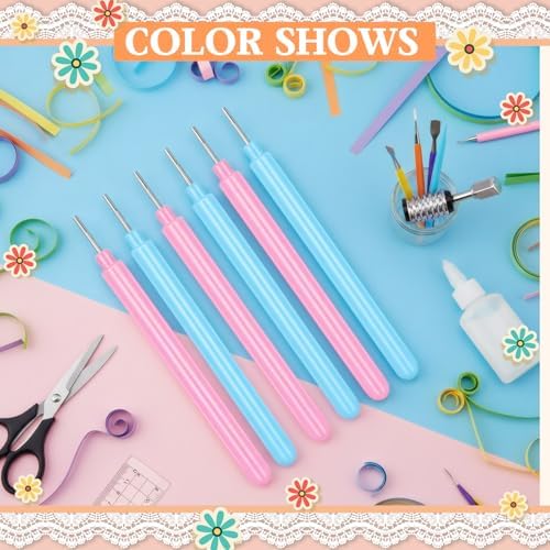 24Pcs Paper Quilling Tools Quilling Slotted Needle Tools Cricut Quilling Tool for Paper Flowers - Image 4