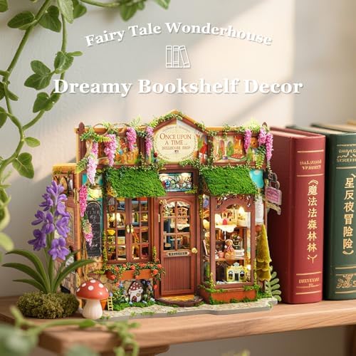 Miniature House Kit, Dollhouse Kit, Miniature Kit, DIY Mini House Building Kit for Adult Teen, Fairy Tale Wonderhouse Dollhouse Shop - Image 2