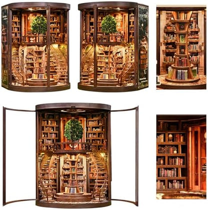 YSWOOD WORLD DIY Miniature House Kit for Adults, Mini House Kit with LED by Unknown
