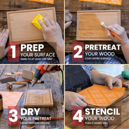 Scorch Marker Scorch Paint, Heat Activated Wood Burning Paint, 2 fl oz - Image 3