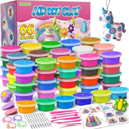 ESSENSON Air Dry Clay, 66 Colors by ESSENSON