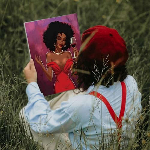 Ctosree 12 Sets Pre Drawn Canvas Kit for Painting,Gorgeous Lady,8 x 10 in - Image 5