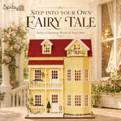 Spilay DIY Miniature House Kit for Adults, Miniature Dollhouse Building Kit - Image 3