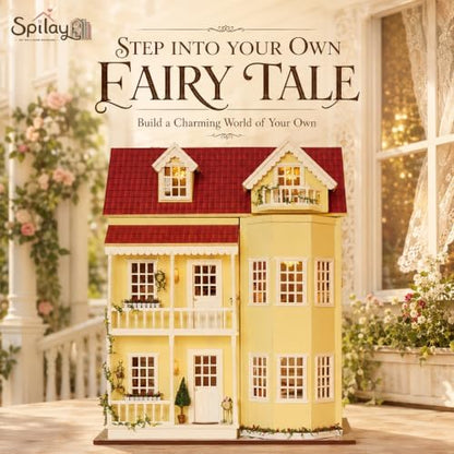Spilay DIY Miniature House Kit for Adults, Miniature Dollhouse Building Kit - Image 3