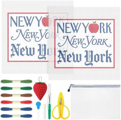 XunYee Needlepoint Canvas Kit, New York by XunYee