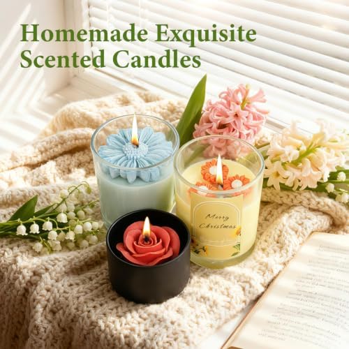 SAEUYVB Candle Making Kit,DIY Soy Candle Making Supplies/Kit for Adults - Image 5