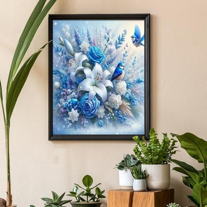 PHANTASYART Flowers Paint by Numbers Kit for Adults 16x20inch - Image 3