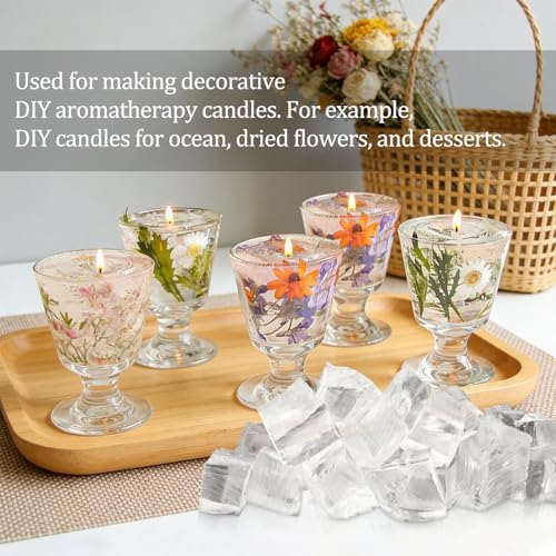 10LB Crystal Clear Gel Wax for DIY Candle Making, Soft & Elastic Jelly Wax for Candle Making & Decorative Accents & Handcraft Scente Candles Supplies. - Image 5