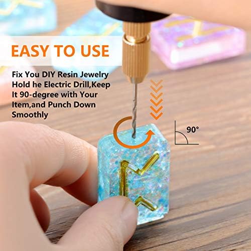 Honoson 110 Pcs Electric Resin Drill Hand Drill Tool for Resin Casting Mold - Image 2