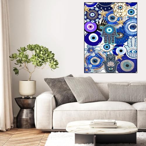 Diamond Art Kits for Adults, Evil Eye Diamond Art Painting Kits for Adults - Image 5