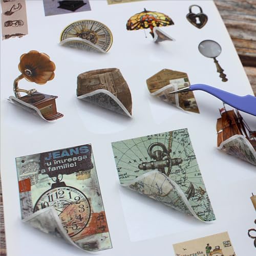 Vintage Ephemera Book, 50 Sheets A5 Stickers & Collage Papers - Image 6