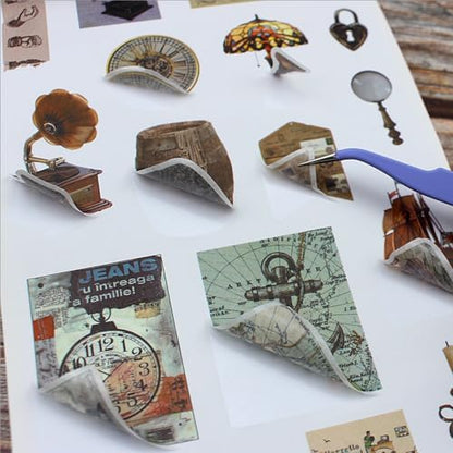 Vintage Ephemera Book, 50 Sheets A5 Stickers & Collage Papers - Image 6