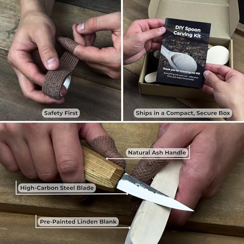 Sharky DIY Spoon Making Wood Carving Kit for Beginners - Image 3
