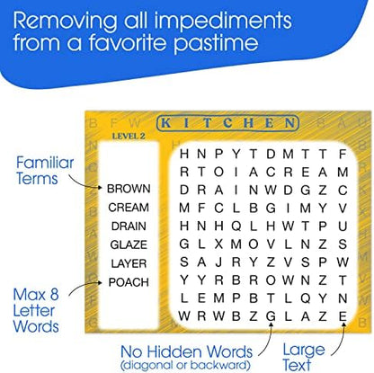 Keeping Busy Word Search 2 Dementia Activities for Seniors | Alzheimer Products for Elderly Patients | Fun Memory Game Toy & Cognitive Brain Puzzle for Senior Citizens w/Memory Loss or Alzheimers - Image 3