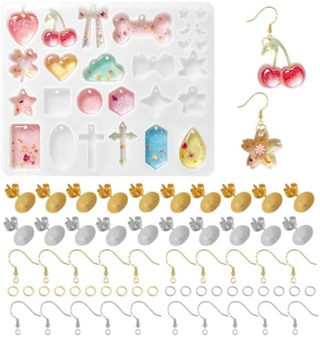 61 Pcs Resin Molds Silicone Set，DIY Epoxy Resin Casting Craft Kit by Unknown