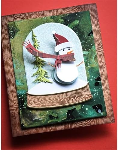 Scrapbooking Die-Cuts, Christmas Metal Cutting Dies for Card Making, Paper Craft Punch Template, Background Embossing Stencils, DIY Album Décor (Christmas Tree-11.7x11.8cm) - Image 5