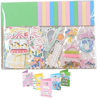 Paper Card Making Kits 15PCS Colorful Handmade Greeting Card Kits Diy Making Material Set For Birthday Invitation, Thanksgiving, Christmas, Holiday. - Image 6