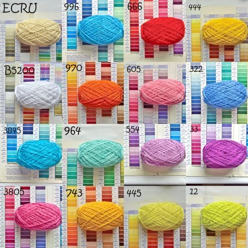 zwzxd Beginner Crochet Kit: Cotton Thread, Hooks & DIY Dishcloth Tutorial （BRT Rainbow Candy） - Image 6
